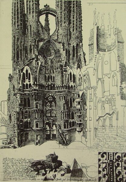 Sagrada Familia (list z Barcelony II)