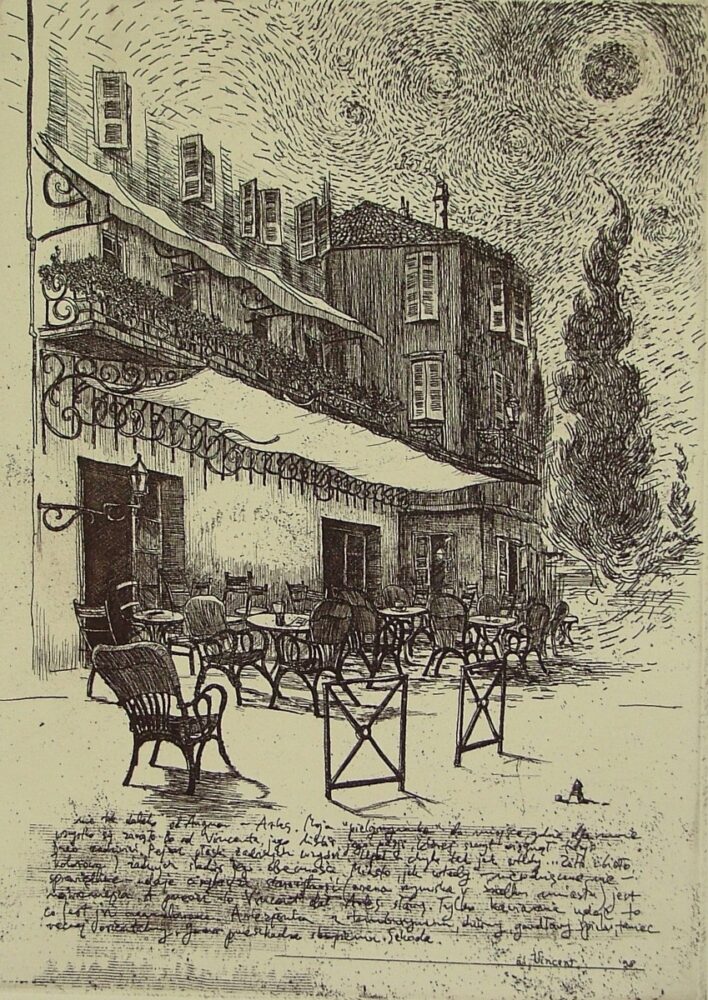 Cafe` La Nuit (list z Arles)